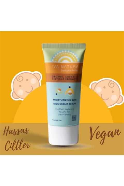 Iva Natura Organik Nemlendirici Ve Koruyucu 30 Spf Çocuk Güneş Kremi 75 ml