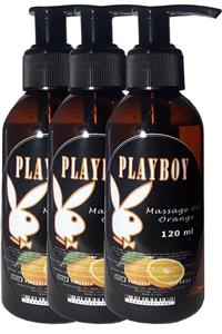 Playboy Portakal Aromalı Masaj Yağı 120 Ml (3 Adet)