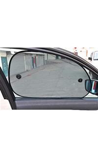 Cnk Oto Aksesuarları 2 Adet 66x38 Siyah Yan Araba Sun Shade Arka Pencere Oto Cam Güneşlik