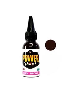 POWER POINT Koyu Kahverengi Kalıcı Makyaj Boyası 25 ml