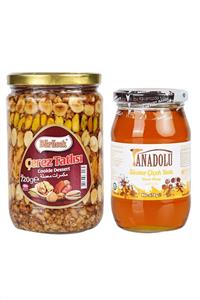 Anadolubal 2li Fırsat Paketi (720 Gr Çerez Tatlısı + 470 Gr Süzme Çiçek Balı)
