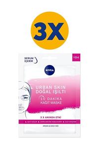 Nivea URBAN SKIN IŞILTI MASKE 1 AD X3