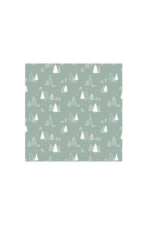 alouette Yılbaşı 21 Servis Peçetesi Yeşil Çam Grafik 20'li