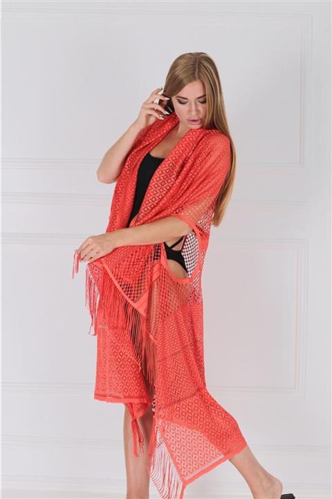 Çebi Çamaşırları Kırmızı Şal Pareo