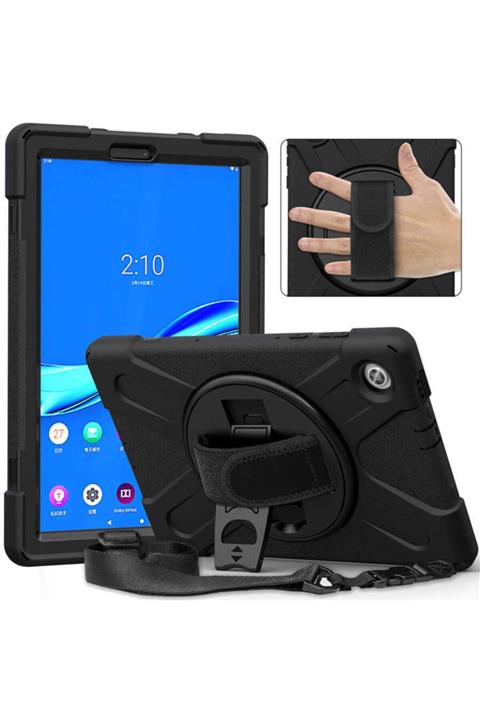 LENOVO M10 Plus Tb-x606f Uyumlu Tank Military Koruma Defender Tablet Silikon