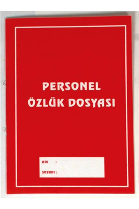 Gültaş Personel Özlük Dosyası 24 Yaprak Karton Kapak (25'Lİ PAKET)
