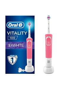 OralB D100 3d White Pembe Vitality Şarjlı Diş Fırçası