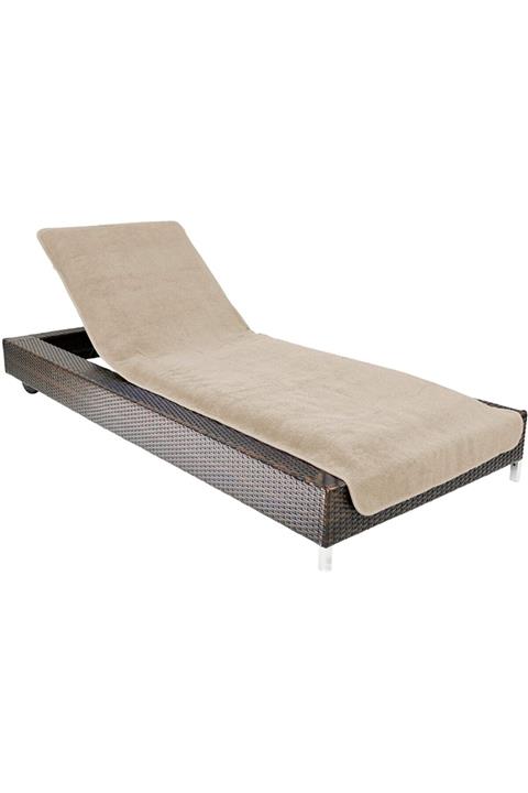 DensHaus %100 Pamuk 75x200 Hellbraun Plaj Şezlong Havlusu