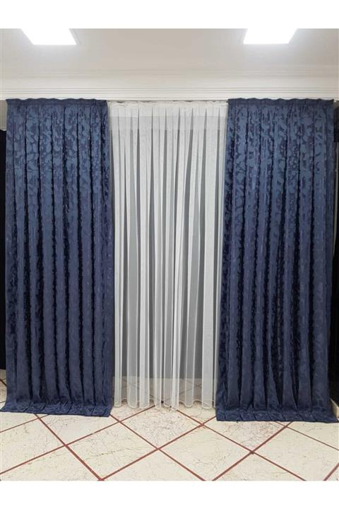 tuğsene Fon Perde Çift Kanat Sık Pile