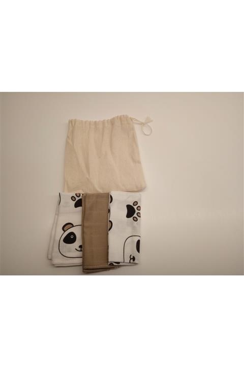 İNTEGRAL TİCARET Kese Içerisinde Bebek Müslin Ağız Mendili