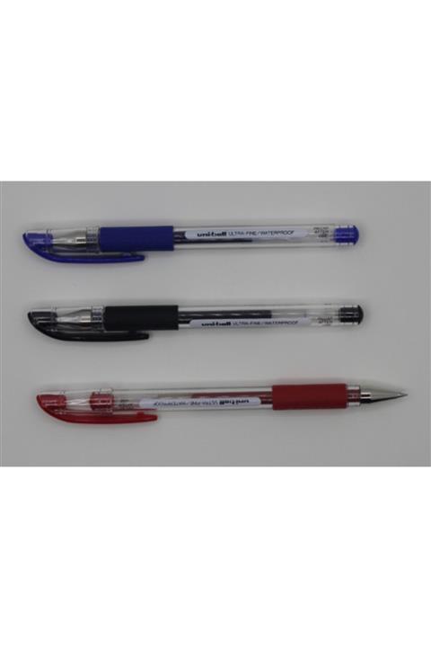 UNİBALL Signo Dx Fine Jel Pilot Kalem0.7mm Mavi-kırmızı-siyah