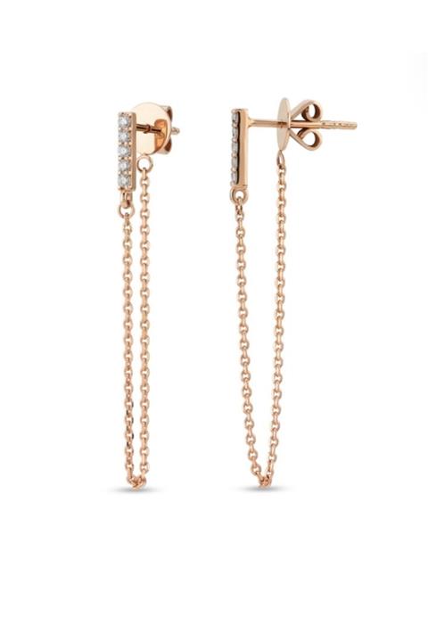 EGE PIRLANTA Altın Kadın Energy Pırlanta Küpe 0,10 Karat