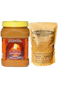 Bozkırlı Çavuşoğlu Odun Ateşinde Kavrulmuş Kepekli Bozkır Tahini 930g + Odun Ateşinde Kavrulmuş Susam 1000g