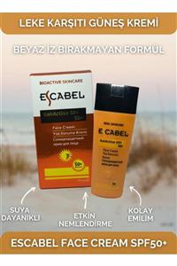 Escabel Yüz Güneş Kremi - Leke Karşıtı Beyaz Iz Bırakmaz Yüksek Koruyucu Güneş Kremi Spf 50 All Skin 75ml