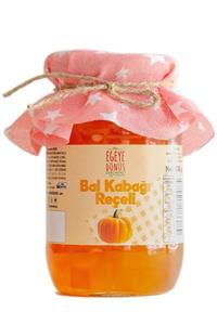 EGEYE DÖNÜŞ Ev Yapımı Geleneksel Bal Kabağı Reçeli Cam Kavanoz - 450 Gr. (%65-%70 MEYVE ORANI)