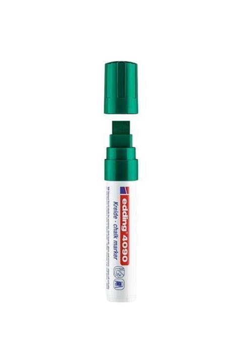 Edding 4090 Chalk Marker Likit Sıvı Tebeşir Cam Kalemi 4 15mm Yeşil