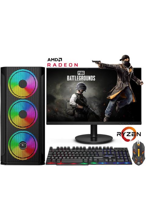 AWACS Amd Ryzen 3 1200 8gb 240ssd Rx550 4gb 21.5\