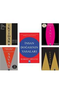 Olgu Kitaplığı Baştan Çıkarma Sanatı - Iktidar - Ustalık - Insan Doğasının Yasaları /5 Kitap Set / Robert Greene