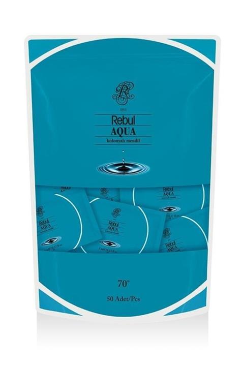 Rebul Aqua 50lı Kolonyalı Mendil Poşet