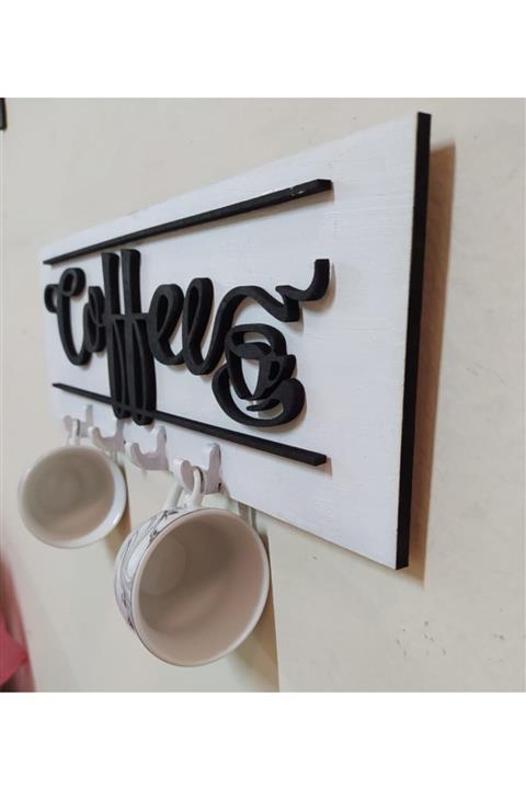 TOPRAK LAZER KESİM Coffee Fincan Askılık