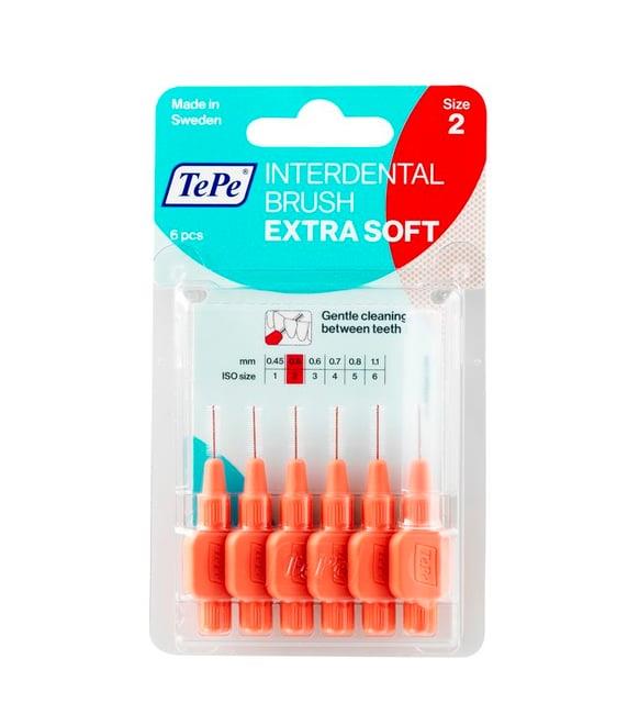 TePe Bilister Arayüz Fırçası Kırmızı 0,5 Mm 6lı