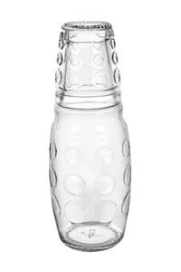 SIGMA GLASS Sarina Dekoratif Puantiye Desenli Başucu Sürahi 1000 cc.
