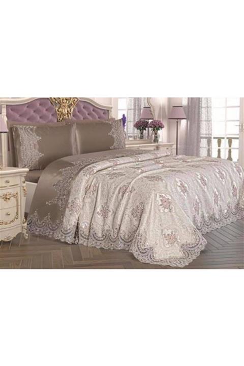 Sultan Fransız Güpürlü Eylül Pike Takımı * Cappichino