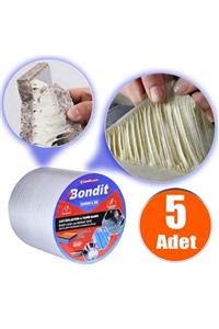 Bondit Çatı Izolasyon Ses Su Yalıtım Tamir Bandı Çamur Bant 10 Cm X 2 Metre (5 ADET)