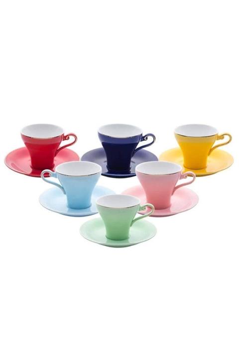 Emsan Versay 6'lı Kahve Fincan Seti