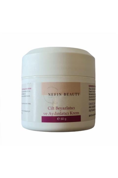 Nefin Beauty Cilt Beyazlatıcı Ve Aydınlatıcı Krem 50 Gr
