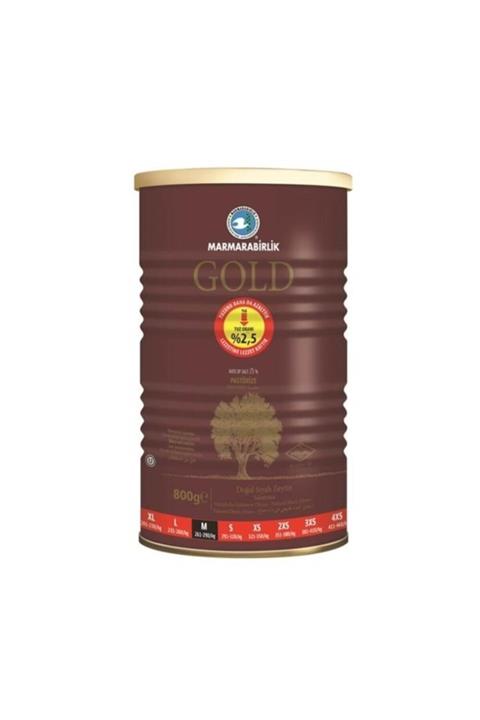 MarmaraBirlik Gold Süper Teneke Zeytin  6 Adet 800 g