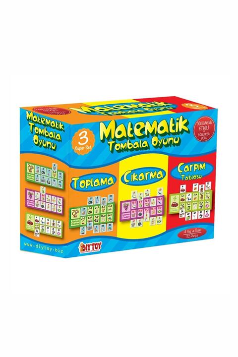 DIYTOY Matematik Tombala Oyunu