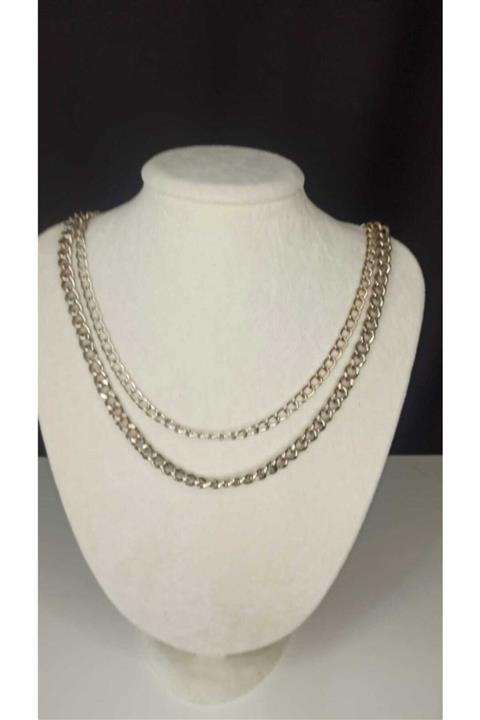 ŞIK TAKI BUJİTERİ 2li Zincir Kolye