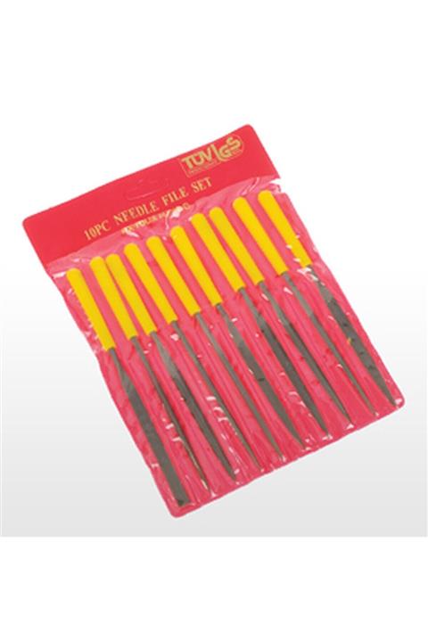 Ayda Saatçi Eğe Setleri - 3'' X 140 Mm 10 Parça, Saplı “a”