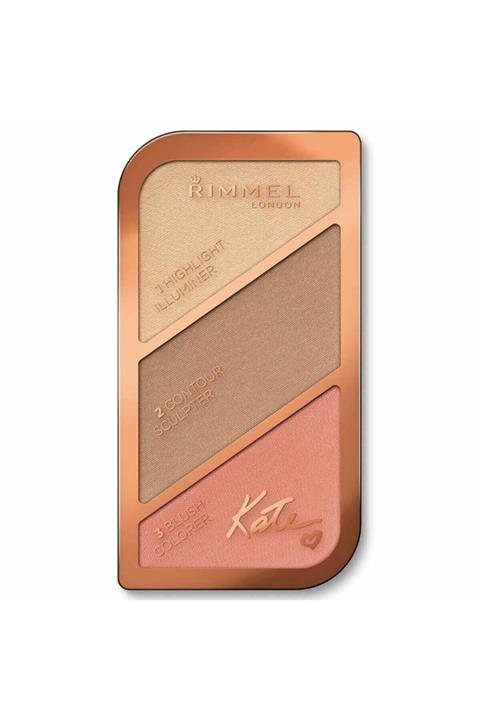 RIMMEL LONDON Kate Face Scalping Palette Kontür Paleti 002