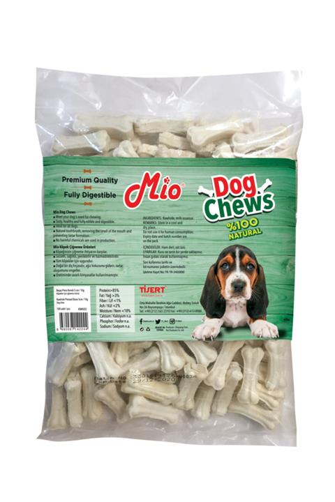 MİO Beyaz Press Kemik 5 Cm - 10 G - 100 Lü