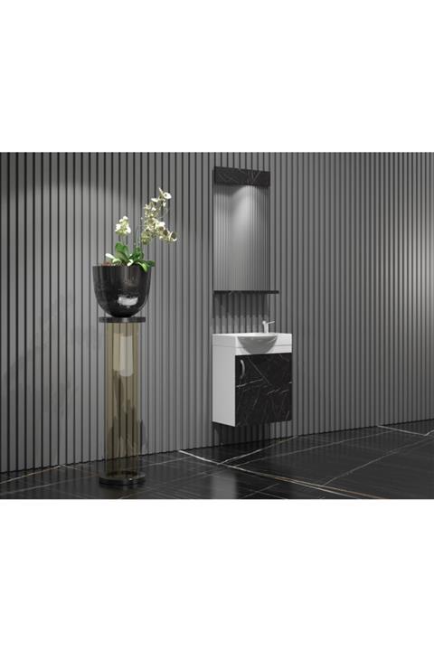 ÖZCEDEN Lale Banyo Dolabı Takımı 45 cm