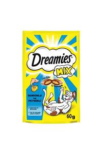 Dreamies Mix Somon Ve Peynirli Ödül Maması 60 gr X 12