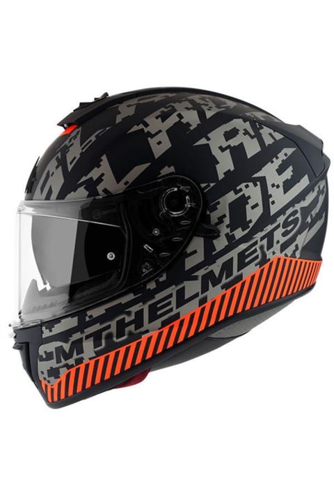 MT Kask Blade 2 Sv Check B2 Matt Gray Güneş Vizörlü