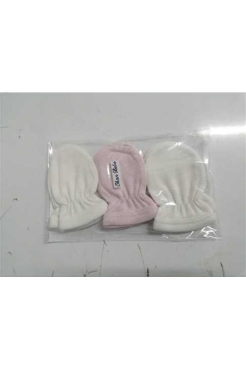 OKAN BEBE 3 Çift Bebek Eldiveni %100 Pamuklu