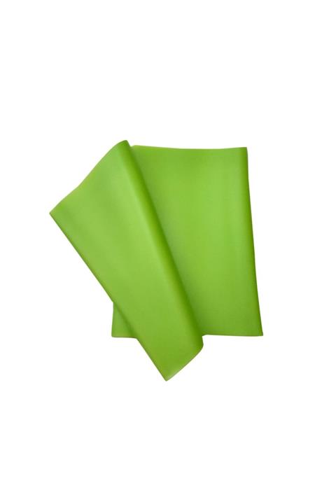 EvimShopping Yeşil Pilates Lastiği Orta Üst Direnç 120 cm x 15 cm x 0.45 mm