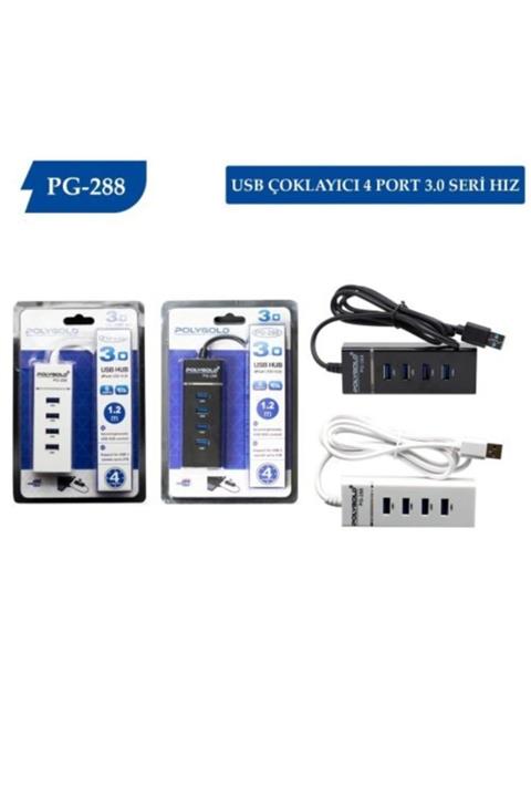 JUNGLEE Usb 3.0 Çoklayıcı 4 Port 1,2 M Kablo 2 Tb Usb Hub Pg-288