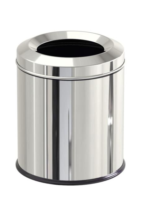 Cekinox Home Otel Tipi Masa Altı Çöp Kovası Çemberli 5 Litre Paslanmaz
