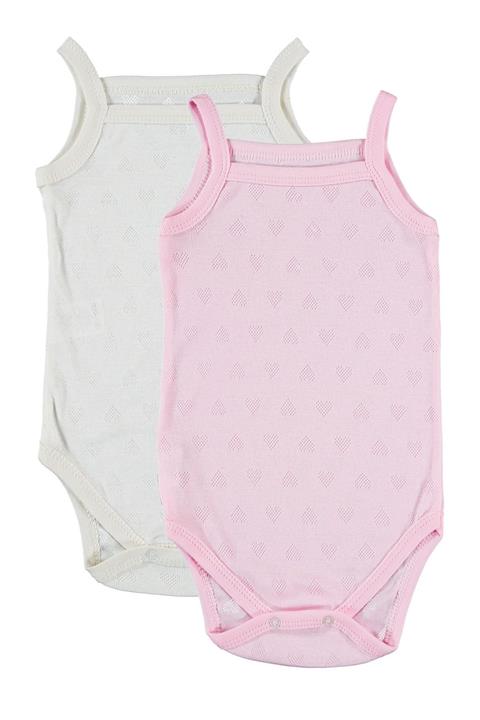 hepbaby Askılı Jakarlı Klimalı 2li Çıtçıtlı Badi Zıbın