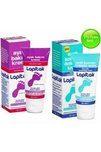 Lapitak Ayak Bakım Kremi 60 Ml - Ayak Kokusu Önleyici Krem 60 Ml. 2'li Bakım Seti