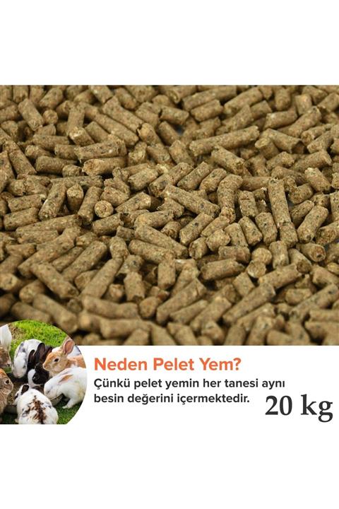 Vixpet Tavşan Ve Guinea Pig Pelet Yemi 20 Kg