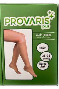 PROVARİS PLUS Dizaltı Ccl2 Burnu Açık Varis Çorabı No:2 Ten Rengi