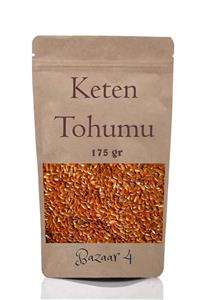 BAZAAR 4 ORGANIC Keten Tohumu 1.kalite Taze Yeni Mahsül 175 Gr