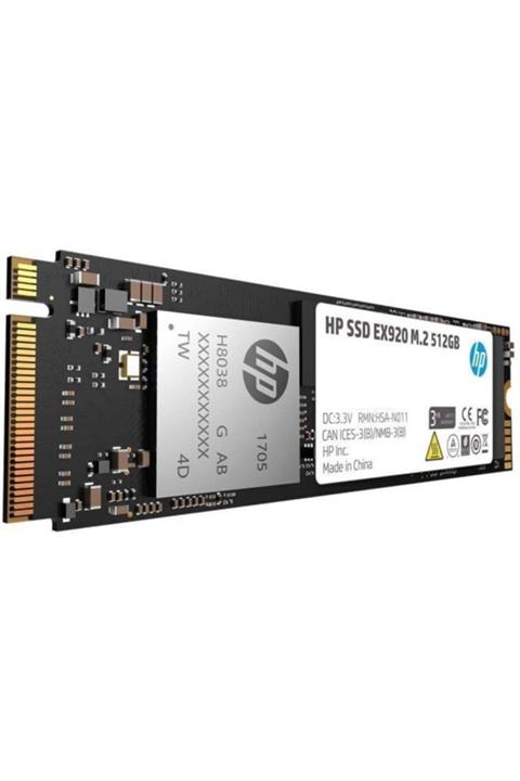 HP -x Ex920 M.2 512gb Nvme 3d Tlc Nand Internal Solid State Drive 2yy46aa