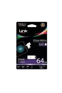 Link Tech 64gb Micro Premium Otg Dual 25mb/s Usb Bellek